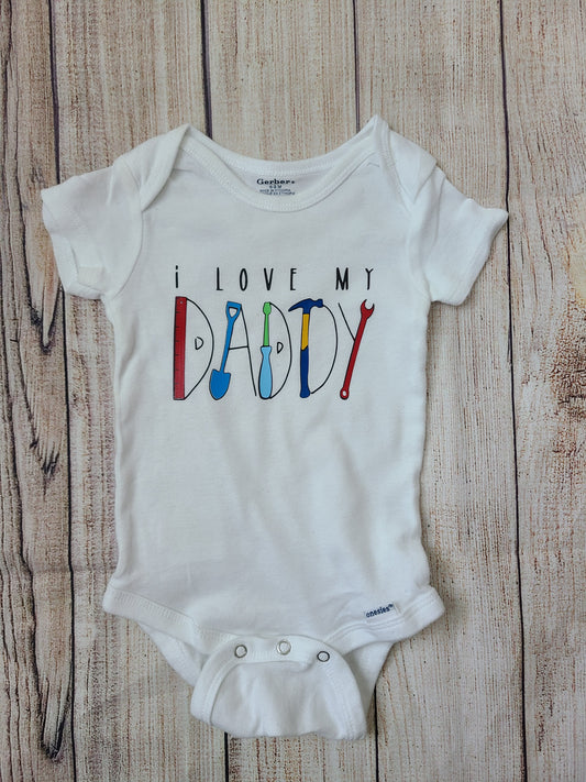 I Love My Daddy Onesie