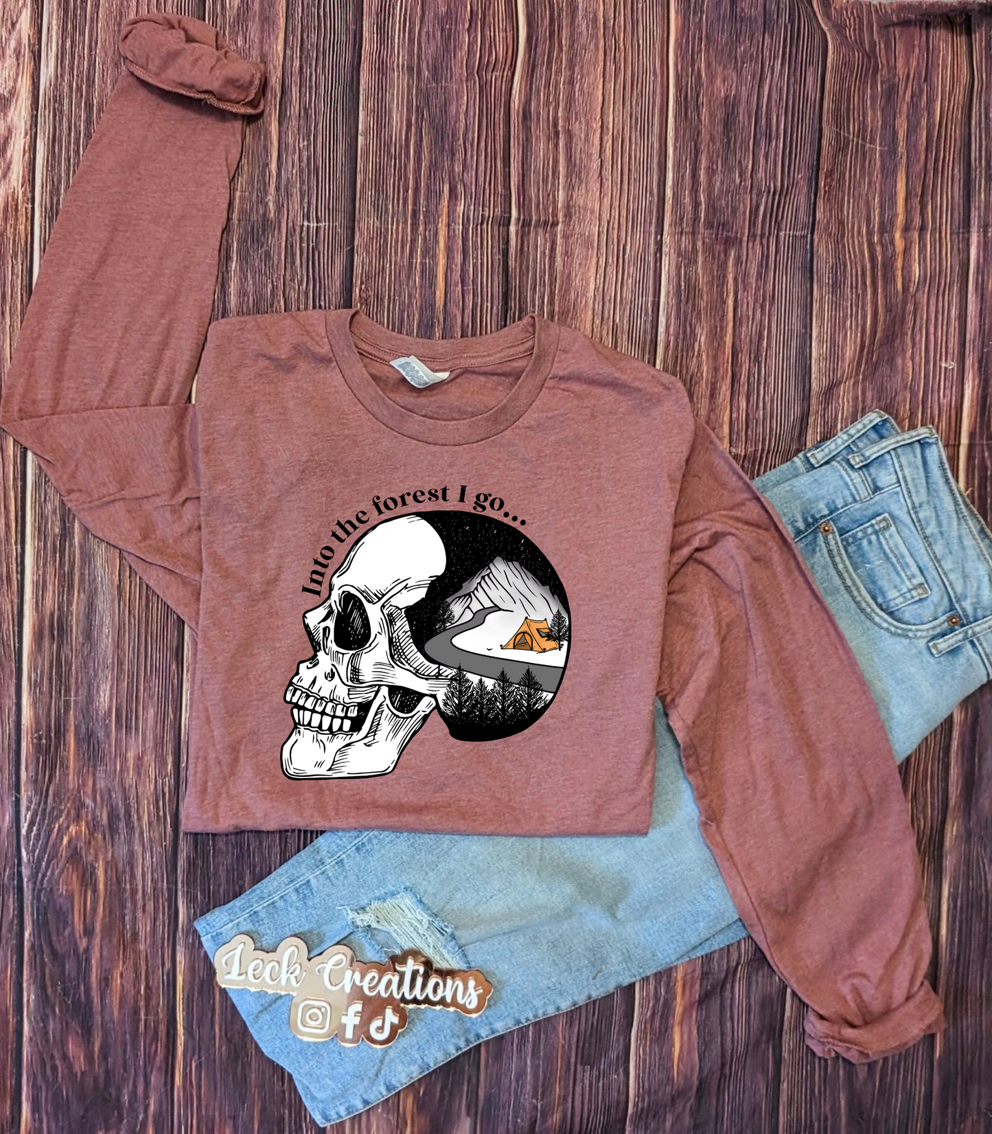 Into the Forest Skull Bella Long Sleeve 3501