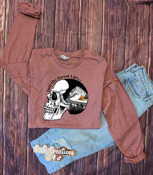 Into the Forest Skull Bella Long Sleeve 3501