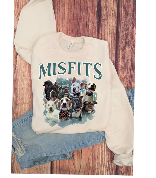 Custom Bootleg Photo Collage Bella Crewneck 3901