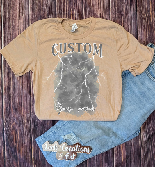 Custom Bootleg Photo Collage Bella Unisex T-Shirt