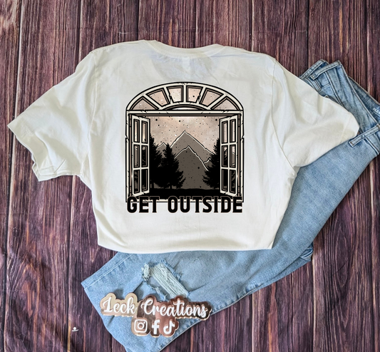 Get Outside Bella Unisex T-Shirt