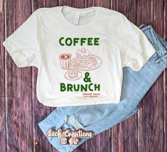 Coffee and Brunch Bella Unisex T-Shirt
