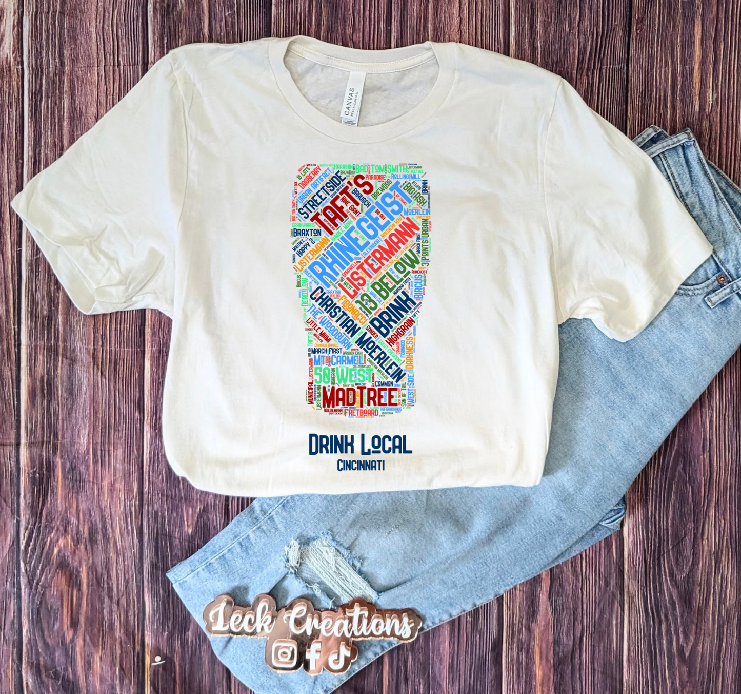 Ohio Breweries Can Drink Local Bella Unisex T-Shirt