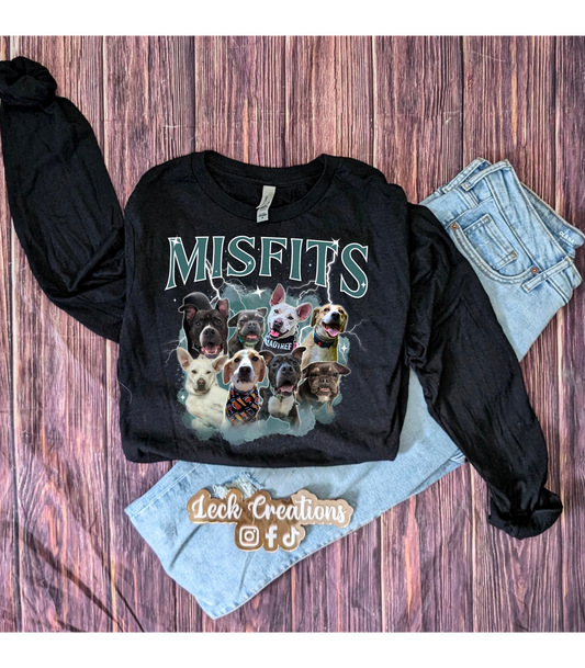 Custom Bootleg Photo Collage Bella Long Sleeve 3501