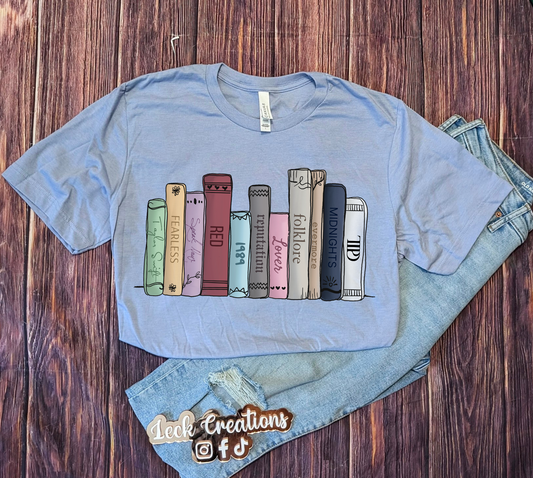 Book Albums (Multiple Options) Bella Unisex T-Shirt