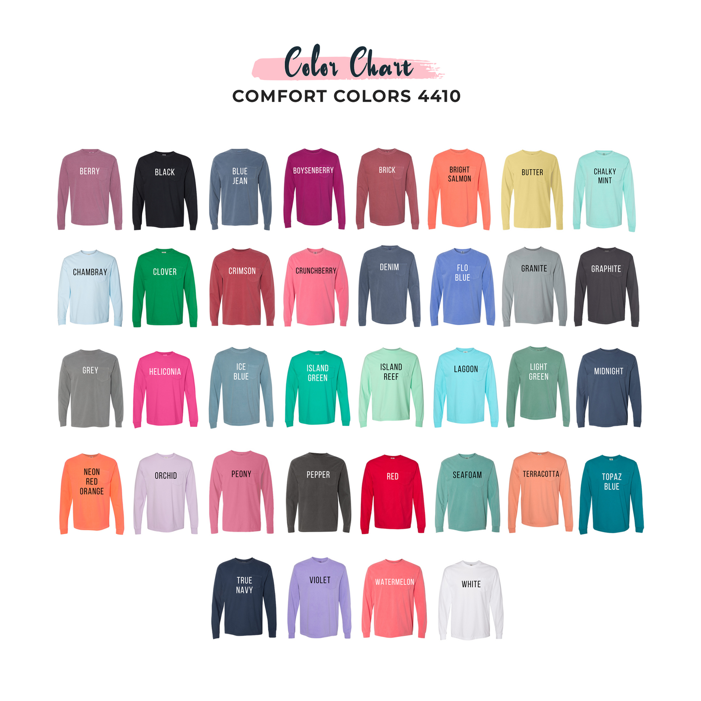 You're Allowed to Thrive Pocket Comfort Colors Long Sleeve