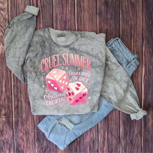 Cruel Summer ColorBlast Comfort Colors Crewneck