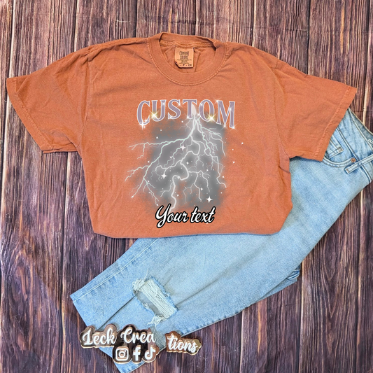 Custom Bootleg Photo Collage Comfort Colors Unisex T Shirt