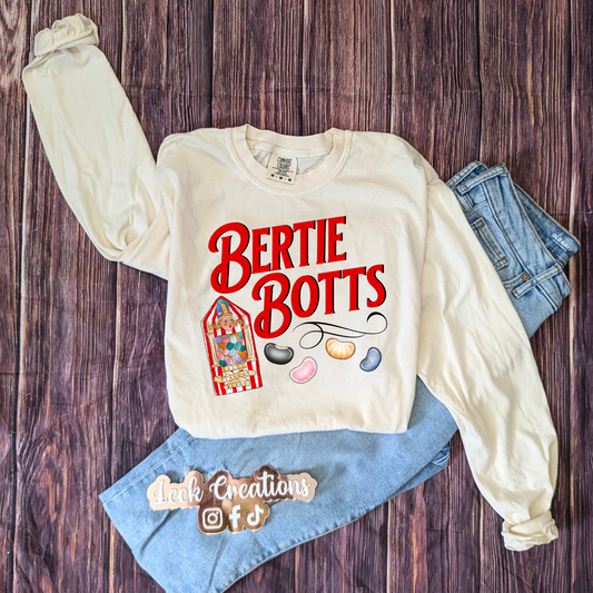 Bertie Botts Comfort Colors Unisex Long Sleeve (no pocket)