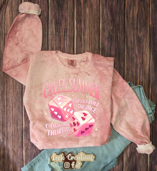 Cruel Summer ColorBlast Comfort Colors Crewneck