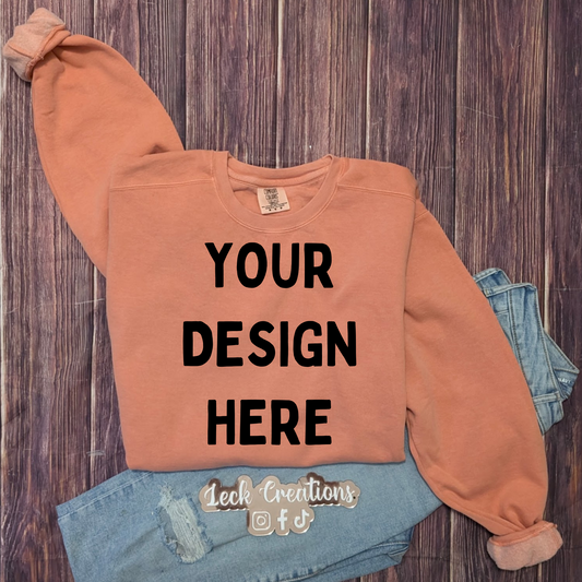Custom Comfort Colors Crewneck