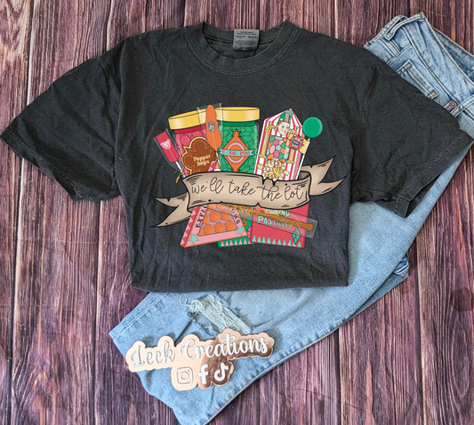 Trolley Snacks Candy Comfort Colors Unisex T Shirt