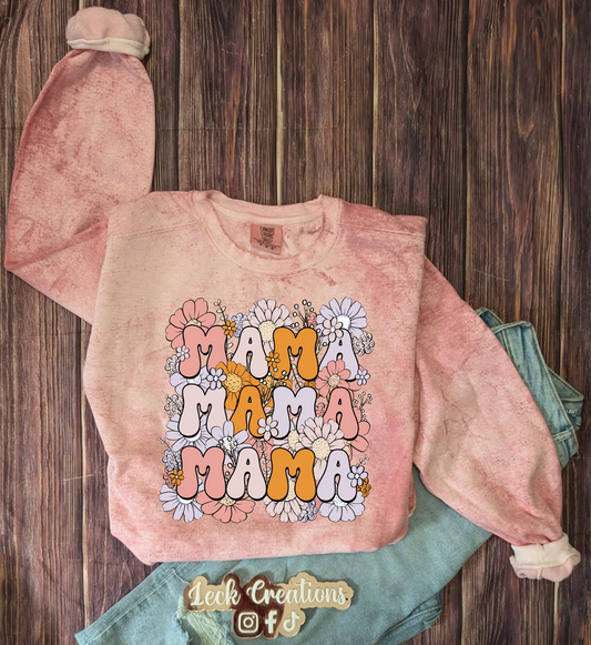 MAMA ColorBlast Comfort Colors Crewneck