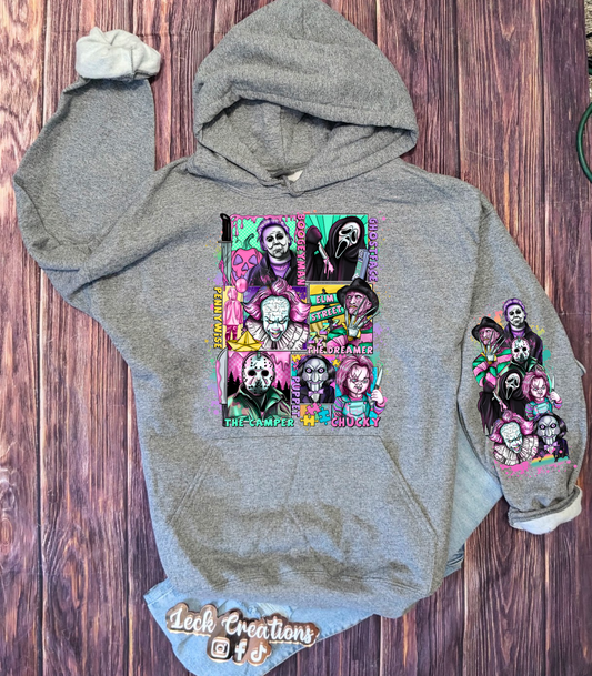 Colorful Horror Gildan Unisex Hoodie