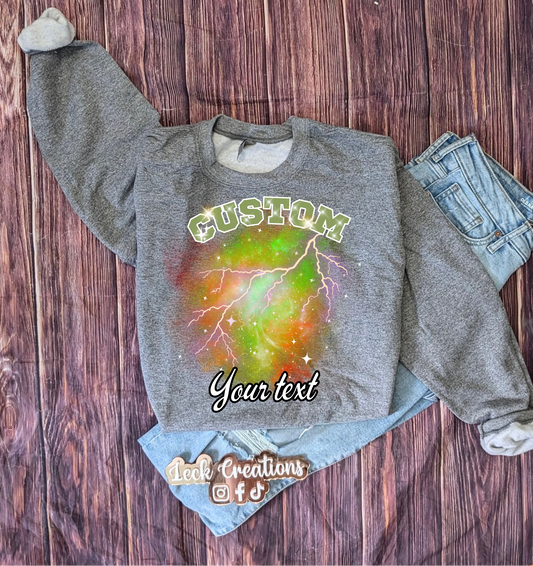 Custom Bootleg Photo Collage Gildan Unisex Crewneck