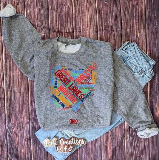 Ohio Breweries Gildan Unisex Crewneck