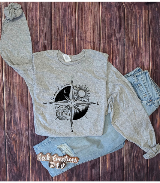 Travel More Gildan Long Sleeve 5400