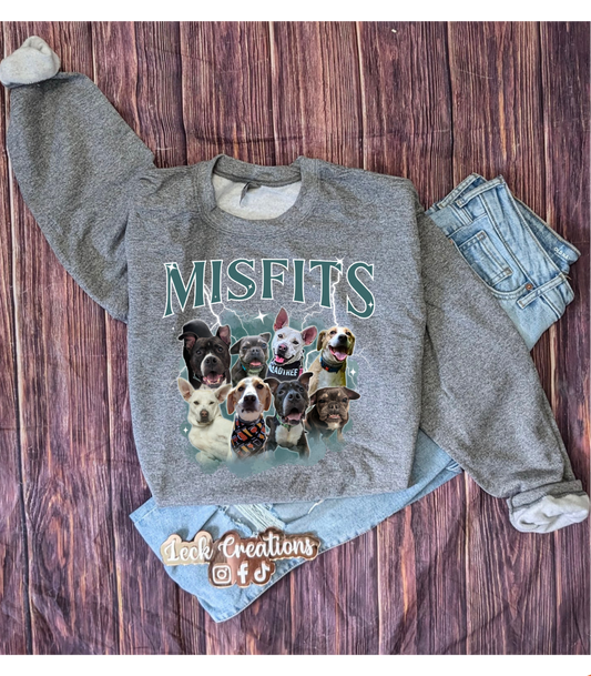 Custom Bootleg Photo Collage Gildan Unisex Crewneck
