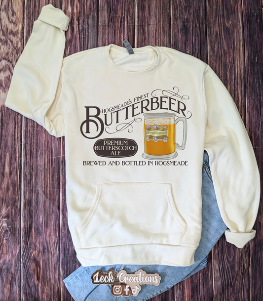 Butterbeer Next Level Crewneck WITH Pocket