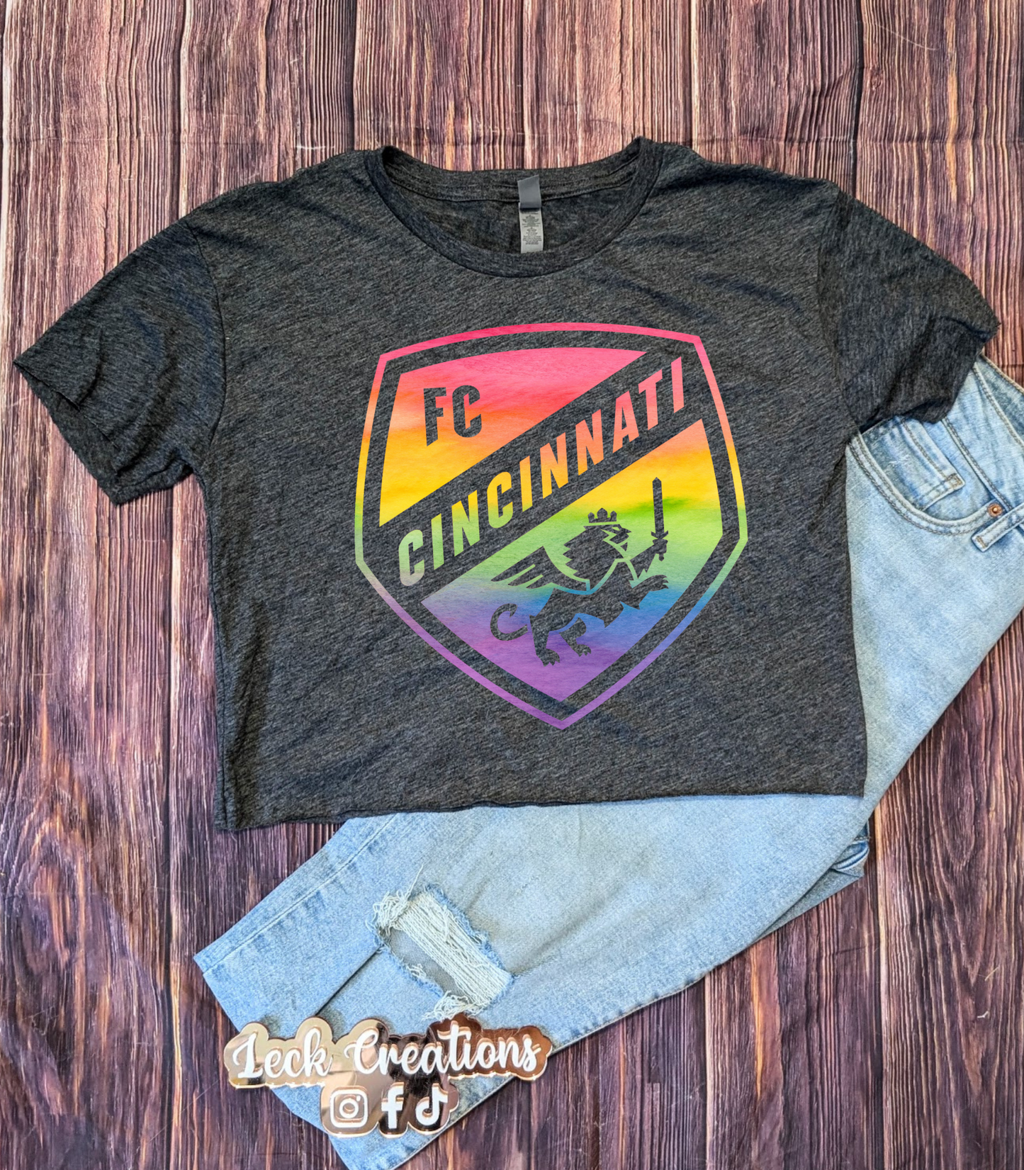 Pride FCC Cropped Next Level T Shirt