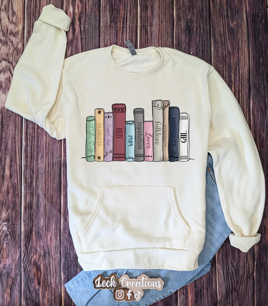 Swift Albums Next Level Crewneck WITH Pocket