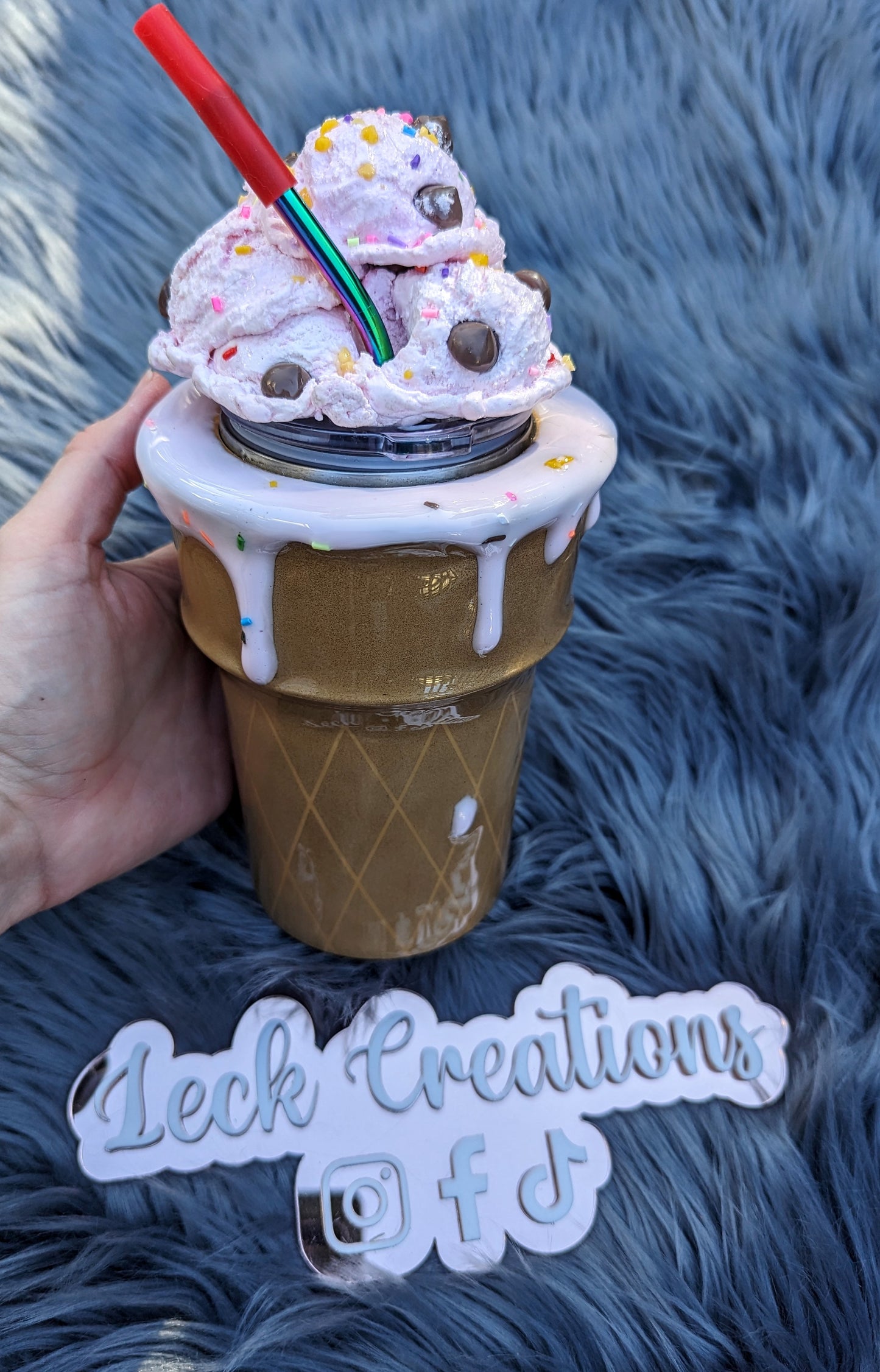 Custom 3D Ice Cream Tumbler