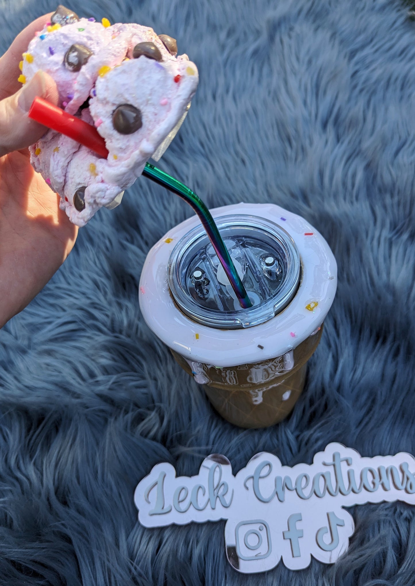 Custom 3D Ice Cream Tumbler
