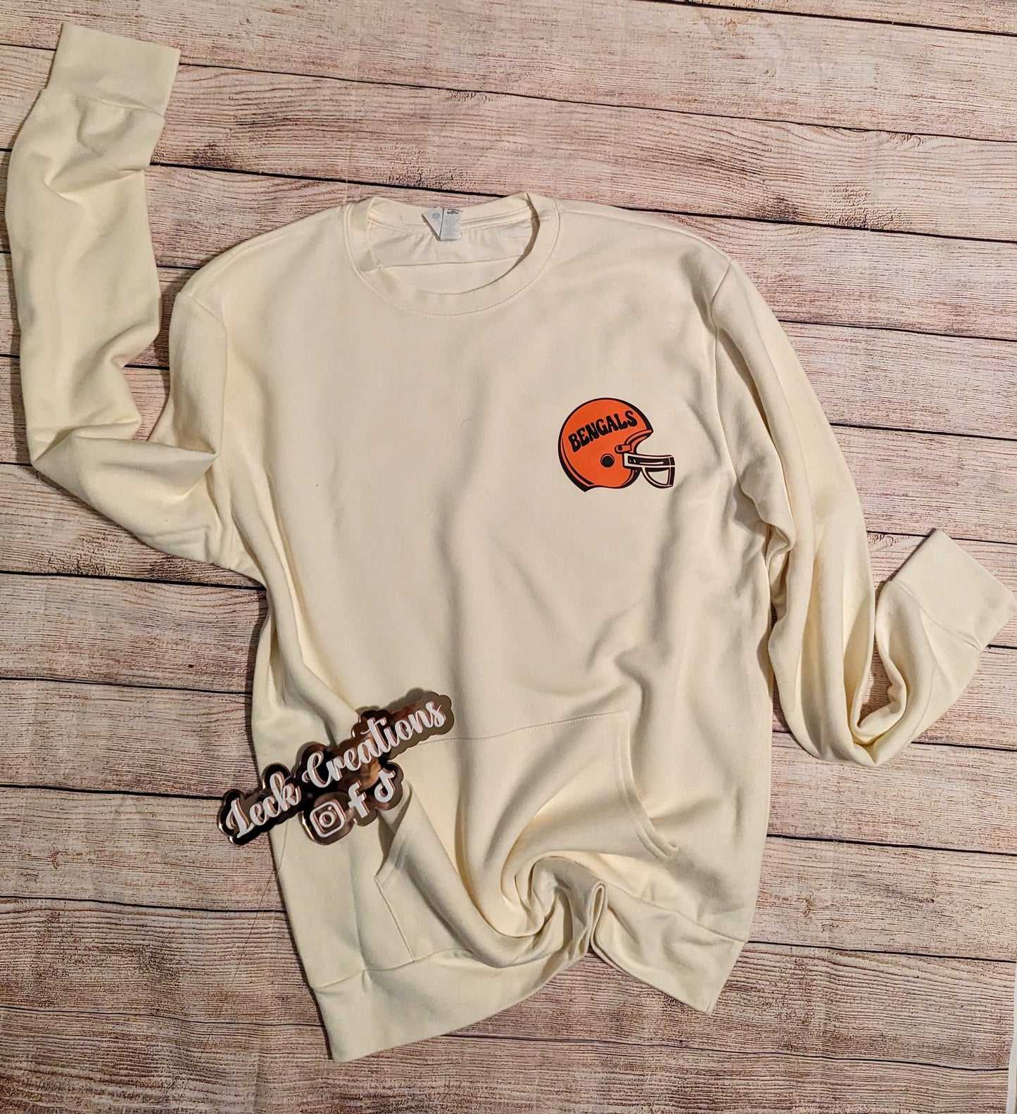 Bengals Next Level Crewneck WITH Pocket