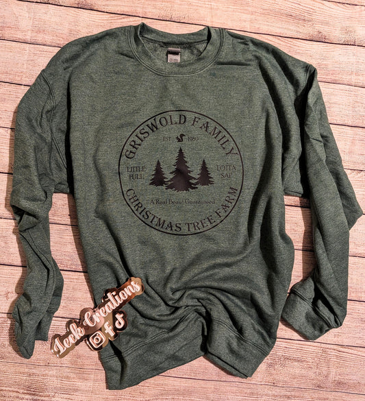 Griswold Family Tree Farm Gildan Unisex Crewneck