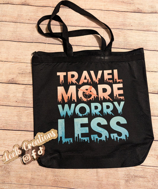 Travel Zipper Tote Bag