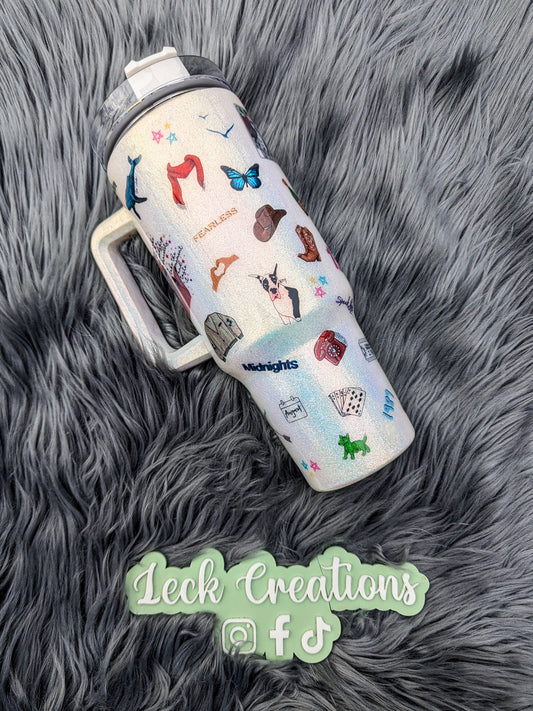 Albums Clipart Opal Rainbow Style Tumbler