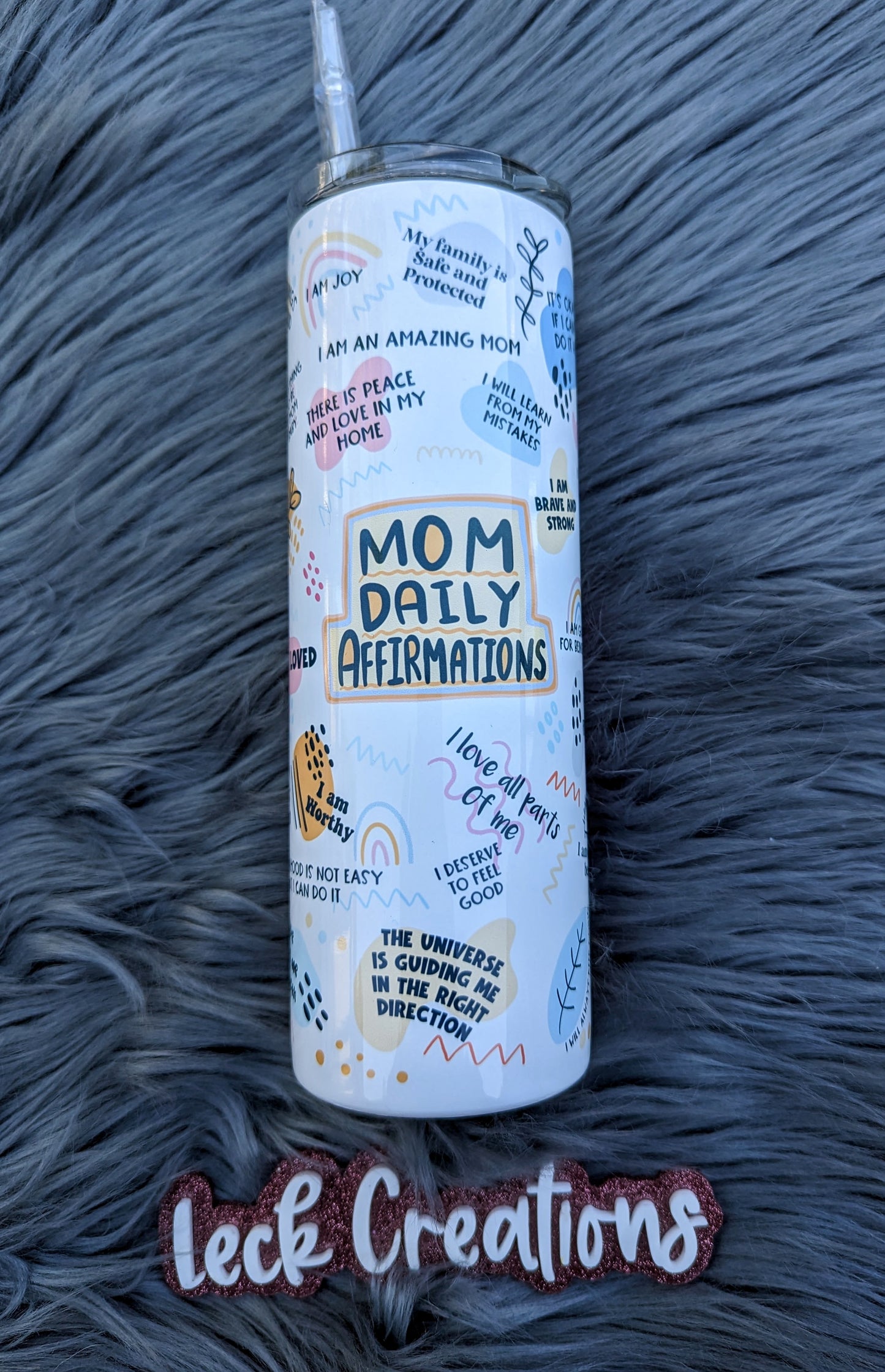 Mom Affirmations Sublimation Tumbler