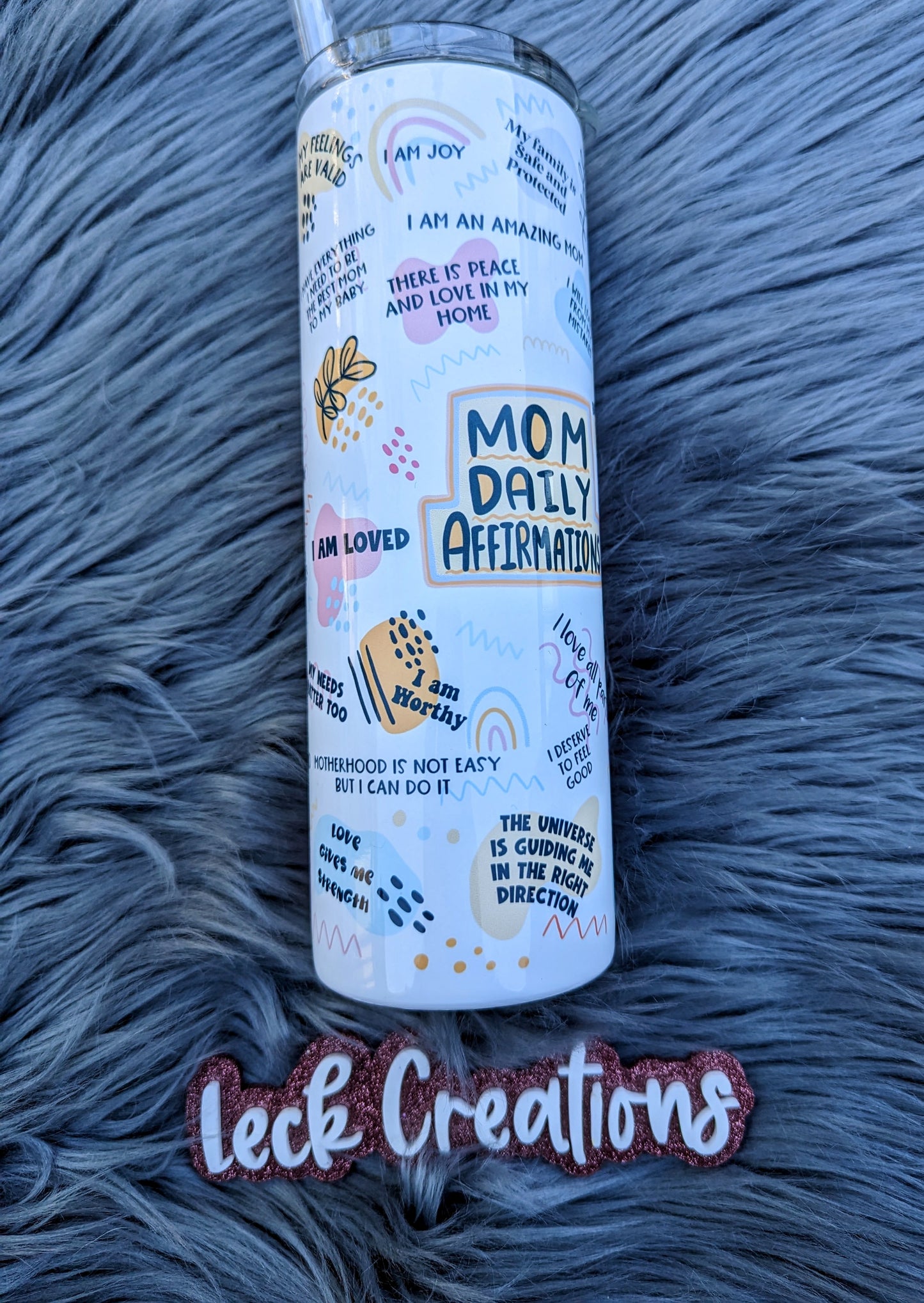 Mom Affirmations Sublimation Tumbler