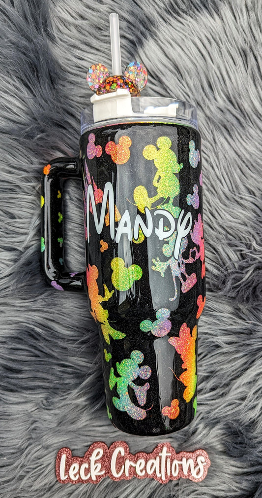 Rainbow Mouse Tumbler