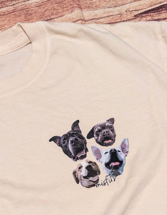 Custom Vector Pet Design Comfort Colors Unisex Boxy Cropped T Shirt