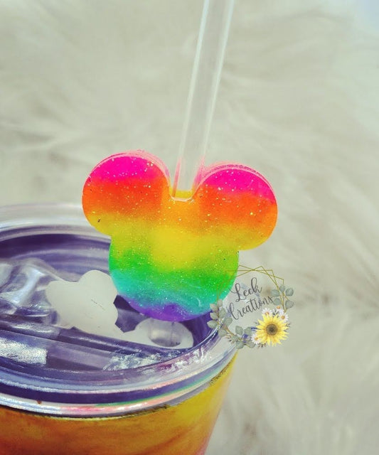 Flat Mouse Straw Topper