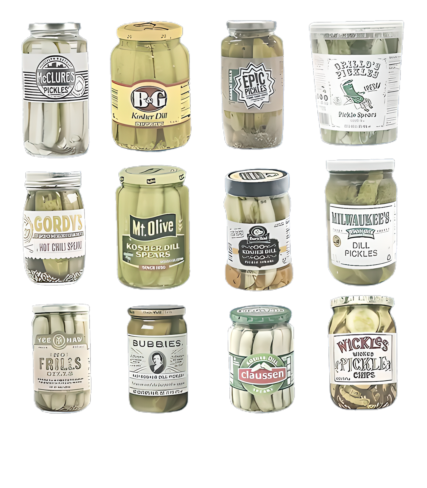 Pickles (multiple options) Gildan Unisex Crewneck