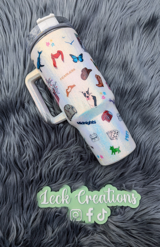 Albums Clipart Opal Rainbow Style Tumbler