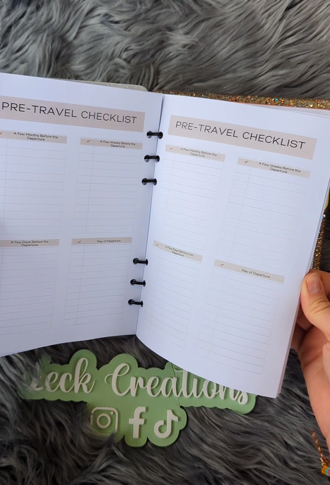 CUSTOM Notebook Planner