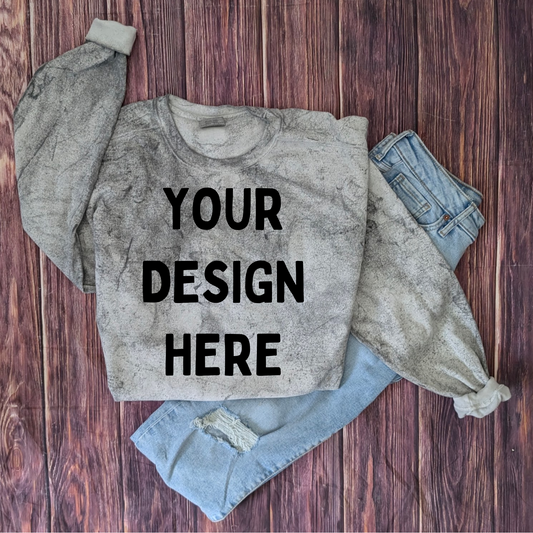 Custom Design ColorBlast Comfort Colors Crewneck