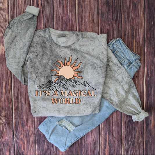 Magical World ColorBlast Comfort Colors Crewneck
