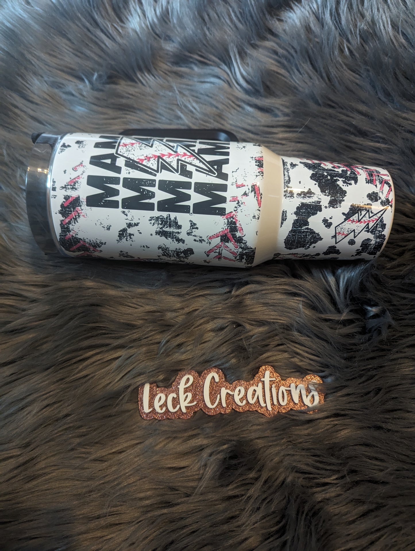Baseball MAMA Sublimation 40oz Tumbler
