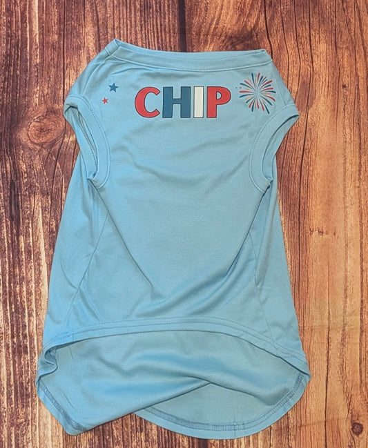 Chill the 4th Out Pet T Shirt