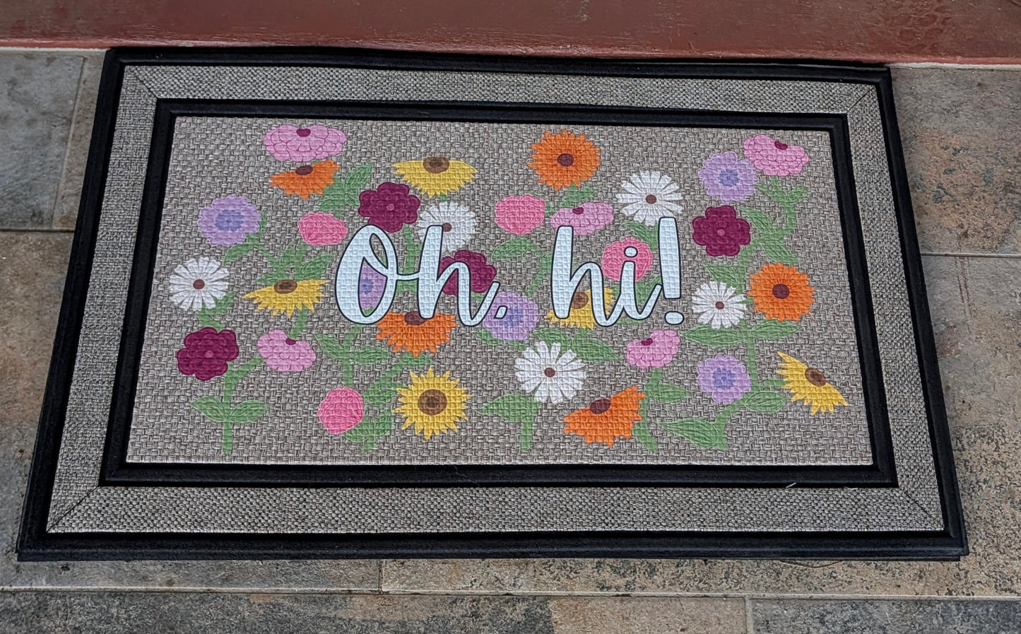Oh Hi Swift Flower Eras Doormat