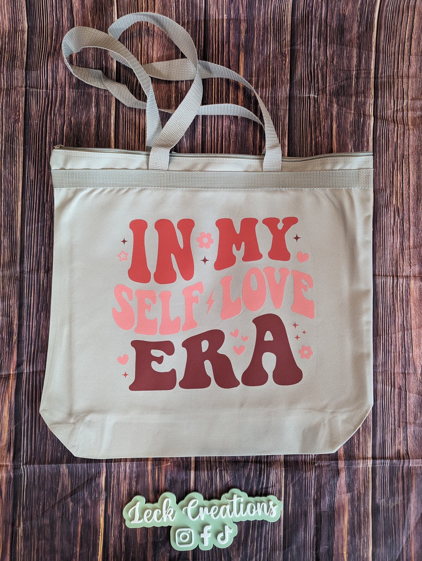 Self Love Era Zipper Tote Bag