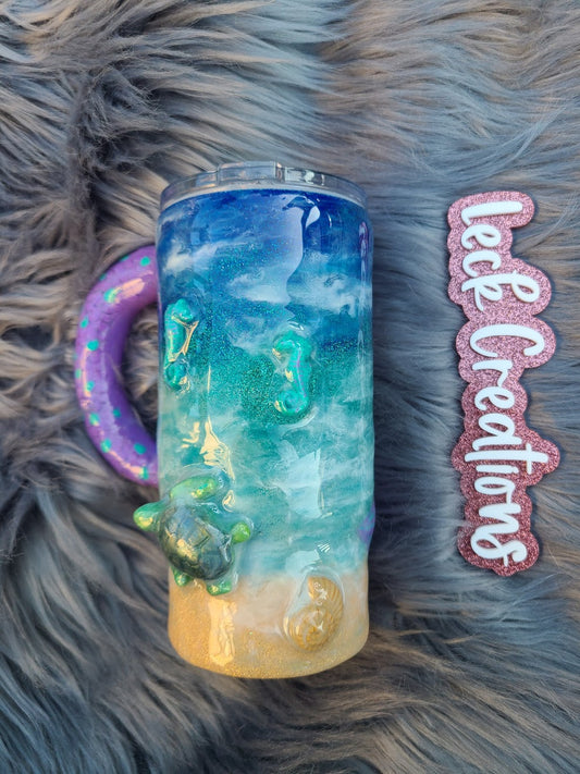 3D Mermaid Tail Tumbler
