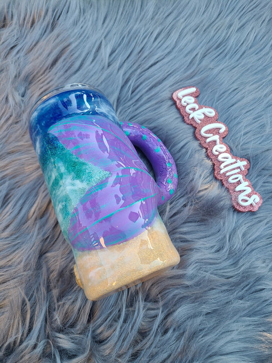 3D Mermaid Tail Tumbler