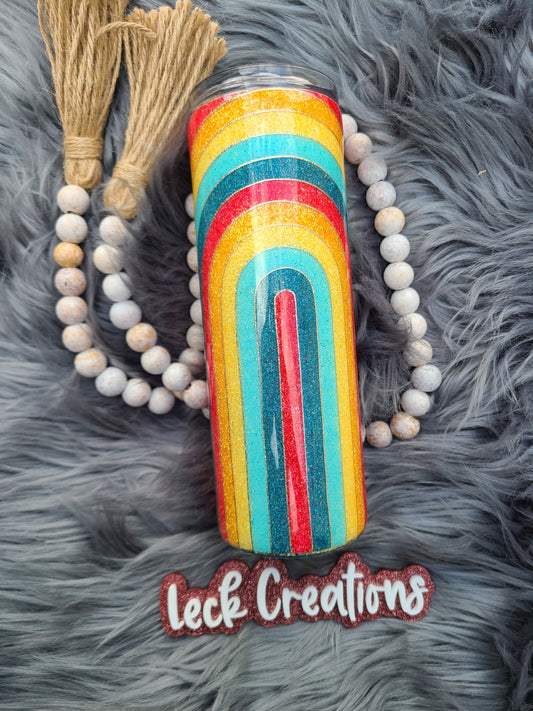 Custom Rainbow Tumbler