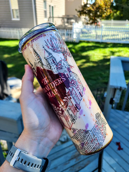 HP Map UV Footprints Tumbler